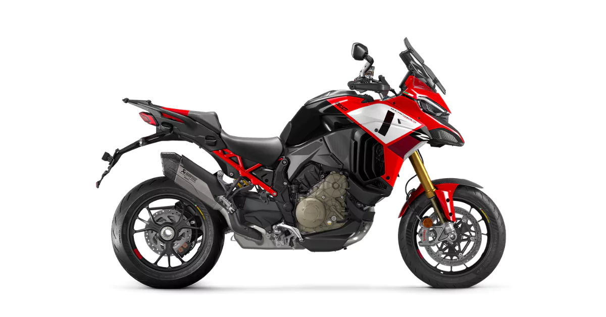 Ducati Multistrada V4 Premium bike with off-road charm and sporty sound