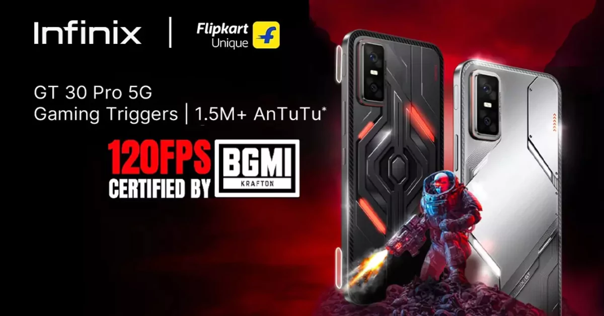 Infinix GT 30 Pro 144Hz display, 108MP camera, powerful gaming phone, starting at ₹24,999