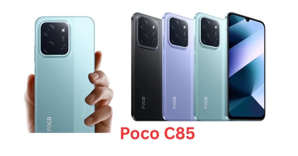 Poco C85 coming soon in India with 6000mAh battery, 50MP camera, starting at ₹9,600