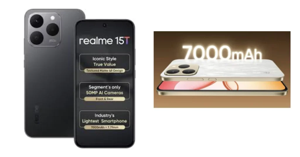 Realme 15T 5G launched in India with 7000mAh battery, 120Hz AMOLED, starting at ₹20,999