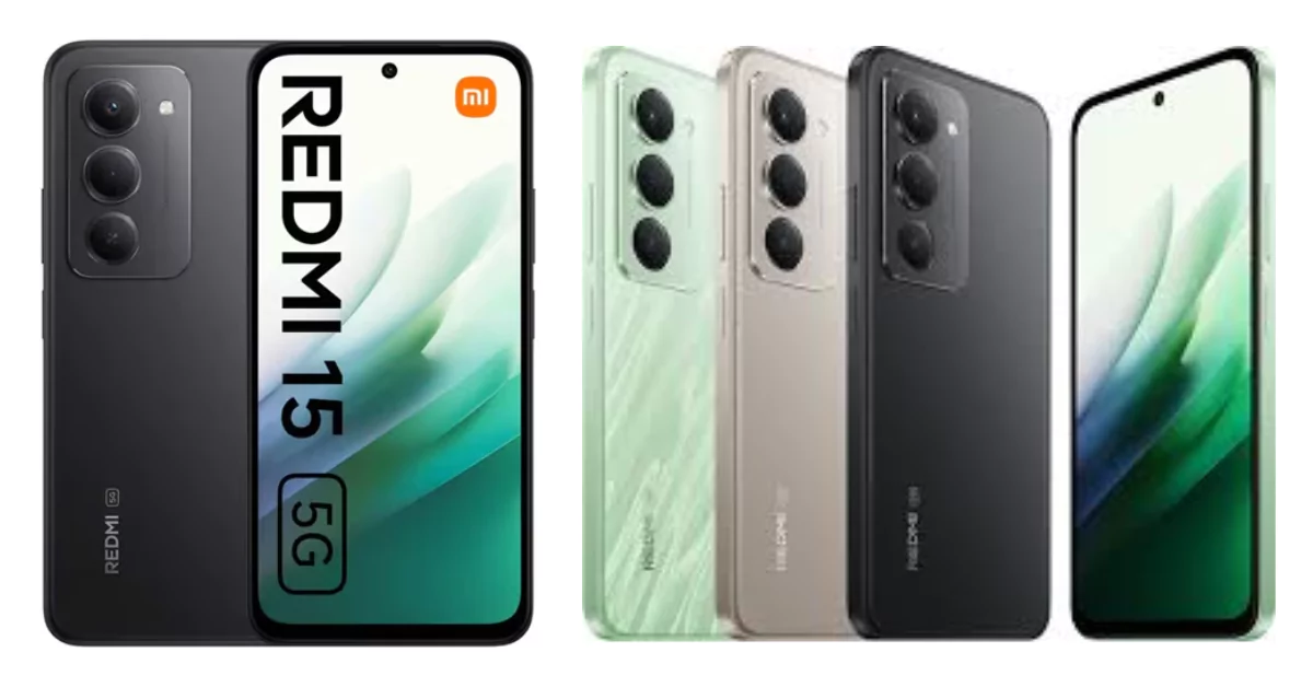 Redmi 15 5G Fast Charging, 5G Speed, Premium Look, Starting at ₹15,999